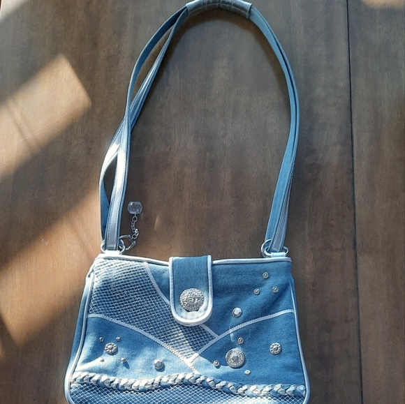 Warren Reed Denim/Silver Bag - Picture 4 of 16